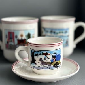 Villeroy & Boch Naif Christmas Mug Set